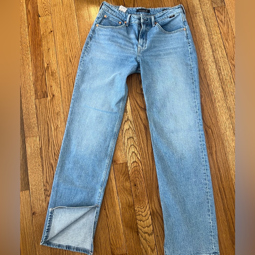 Mavi Women's High Rise Jeans in Light Blue - Picture 2 of 12